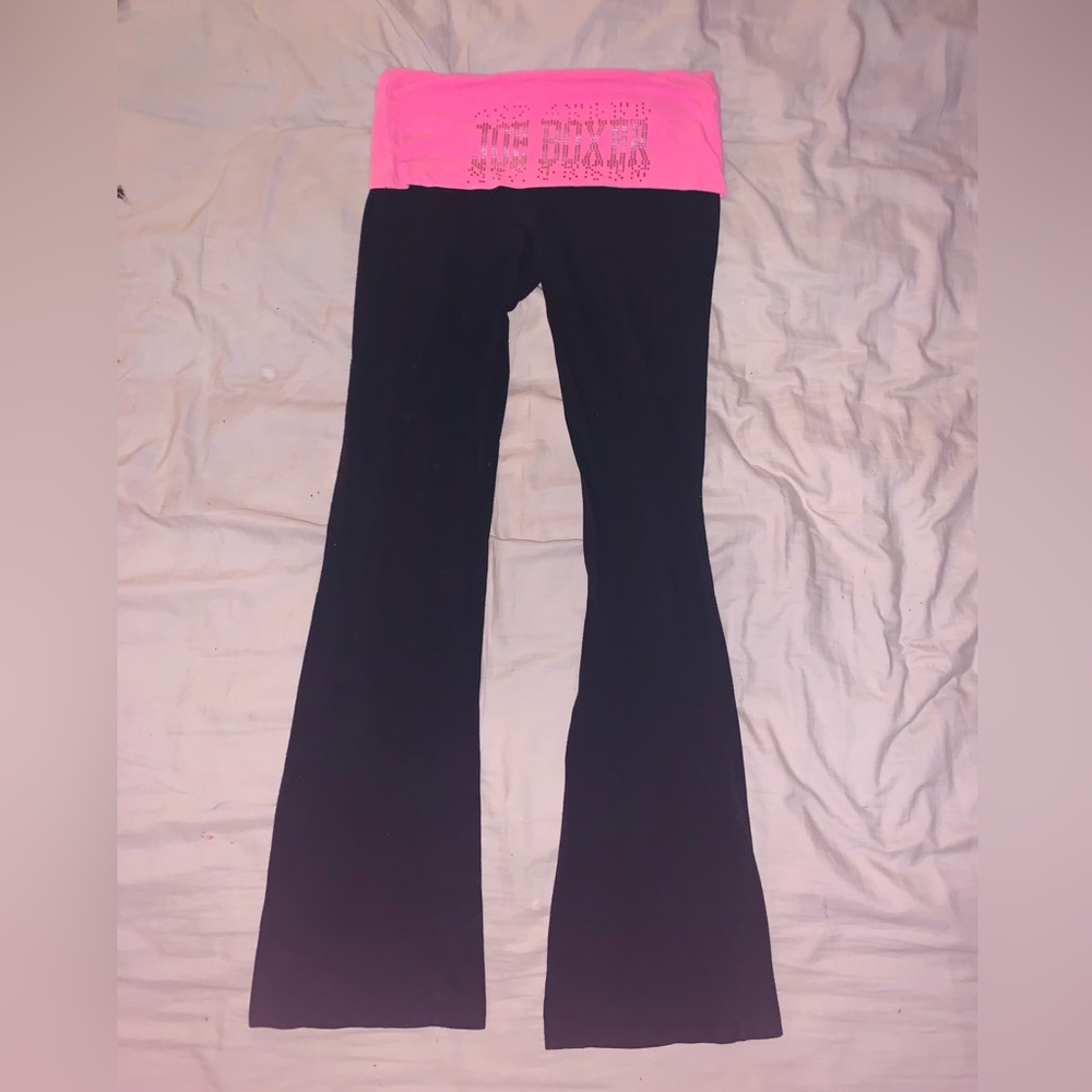 Joe Boxer Flare Foldover Leggings